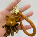 Cartoon Resin Bear Doll Keychain