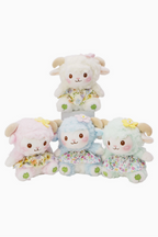 Lucky Wooly Lamb Fuzzy Stuffed Key Chain