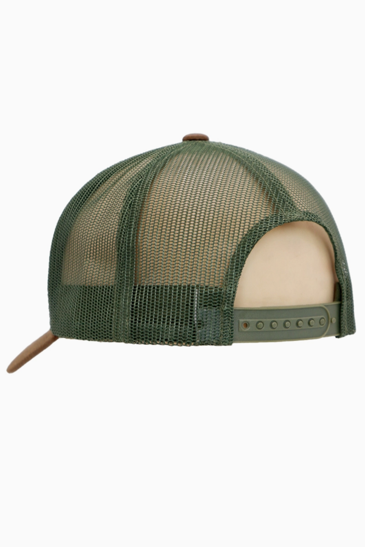 Mexico Coat of Arms Faux Oil Leather Trucker Hat